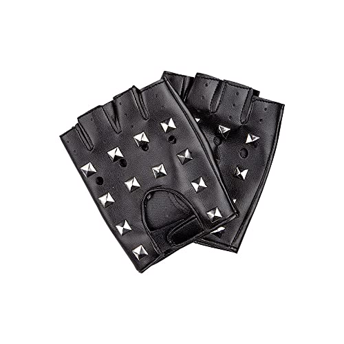 Wicked Costumes Studded Biker/Punk Gloves Fancy Dress Accessory