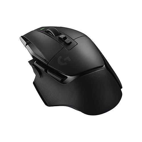 Logitech G502 X Lightspeed Wireless Gaming Mouse - LIGHTFORCE hybrid optical-mechanical switches, HERO 25K gaming sensor, compatible with PC - macOS/Windows - Black - Black - Wireless - Non-RGB - Mouse