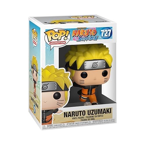 Funko POP! Animation: Naruto - Naruto Uzumaki Running - Collectable Vinyl Figure - Gift Idea - Official Merchandise - Toys for Kids & Adults - Anime Fans - Model Figure for Collectors and Display - Funko 46626 POP Animation Naruto Running Collectible Toy, Multicolour