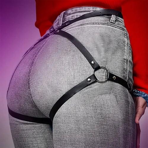 Cinturón de pierna negro