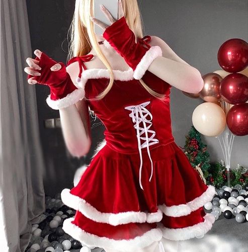 Asmrshanny // Enchanting Winter Lolita Dress & Costume Bundle - Outfit / S