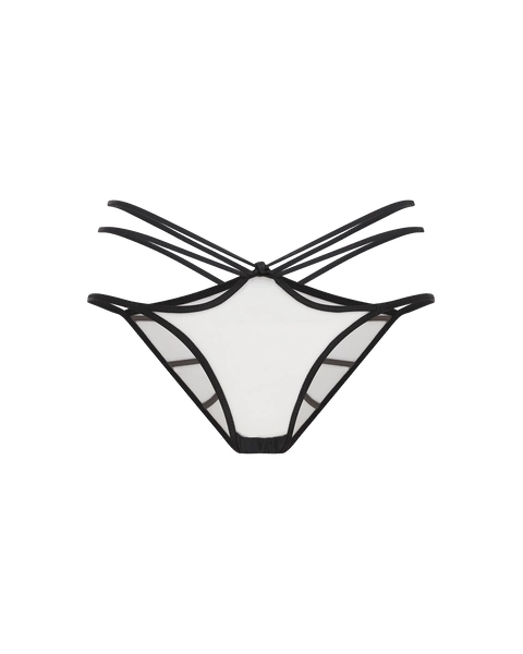 Ozara Full Brief in Black/Sand | By Agent Provocateur All Lingerie