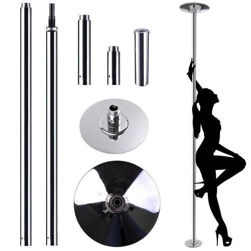 Portable Dancing Pole - Static and Spinning Pole Dancing Kit | 