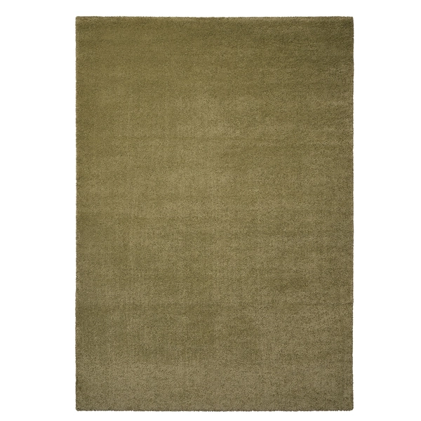 STOENSE Rug, low pile - light olive-green 170x240 cm