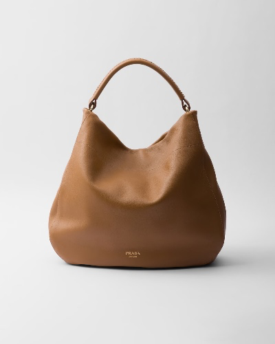 Caramel Large Leather Shoulder Bag