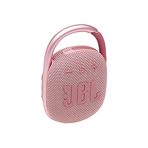 JBL Clip 4 - Portable Mini Bluetooth Speaker, Big Audio and Punchy bass, Integrated Carabiner, IP67 Waterproof and dustproof, 10 Hours of Playtime, Speaker for Home, Outdoor and Travel - (Pink) - Clip 4 - Pink