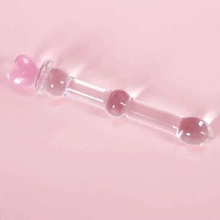 Soul Snatch | Toys: Glass Fairy Wand of Pleasure - Heart Medium [Dual Use]