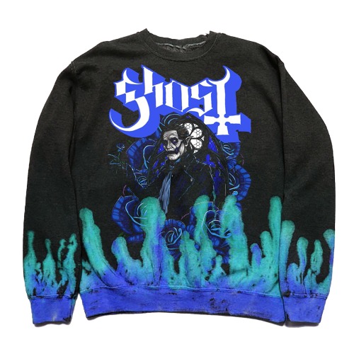 Darkness Custom Flames Crewneck | 2XL