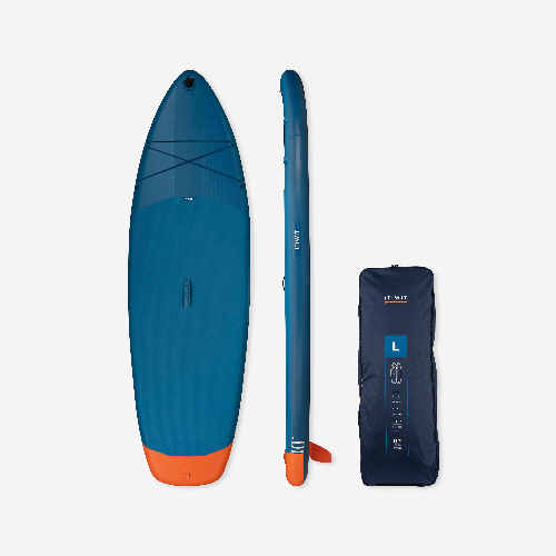 Blue inflatable SUP board 