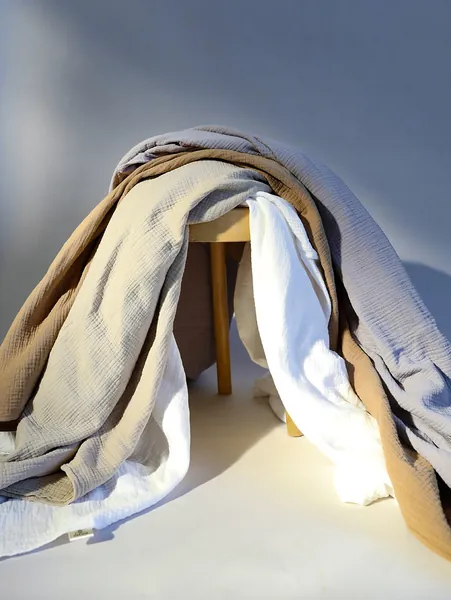 soft, airy 4-layer tetra blanket for adults 140x200 cm