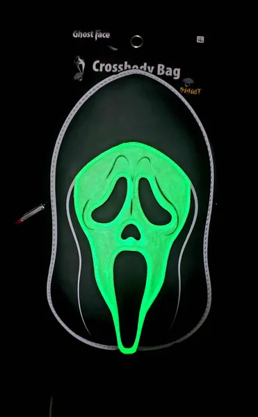 Glow in the dark (STAB) GhostFace Crossbody Bag, Horror, Halloween, Halloween decorations, purse, gifts