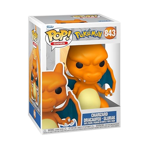 Funko POP! Games: Pokemon - Charizard - Collectable Vinyl Figure - Gift Idea - Official Merchandise - Toys for Kids & Adults - Video Games Fans - Model Figure for Collectors and Display - One Size - Multicolor