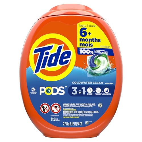 Tide PODS Laundry Detergent Original Scent, 112 count - 112 Count (Pack of 1) - Original