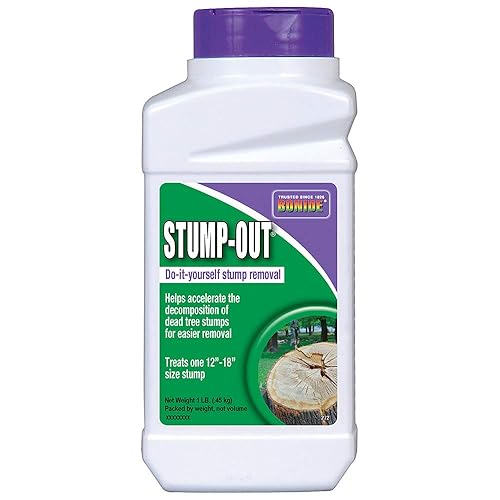 Bonide Stump-Out Granules, Do-it-Yourself At Home Stump Removal Pellets, 1 lb. Fast-Acting Formula for Outdoor Use - 1 Pound