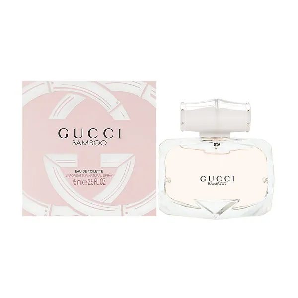 Gucci Bamboo | Eau de Toilette Spray | Fragrance for Women | Floral and Woody Scent with Key Notes of Casablanca Lily, Bergamot, and Orange Blossom | 75 mL / 2.5 fl oz