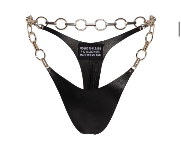 R and M Leathers thong