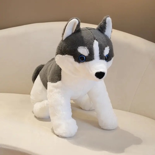 Lainey - Soft Snow Husky Stuffed Animal - 1 / 40cm