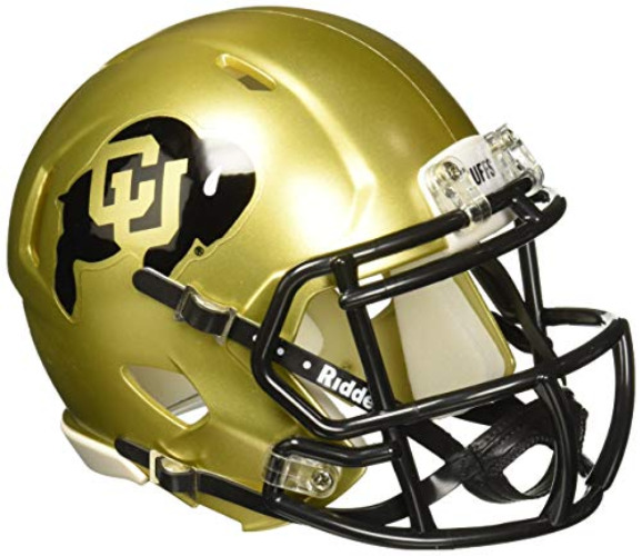 NCAA Speed Mini Helmet - colorado-golden-buffaloes