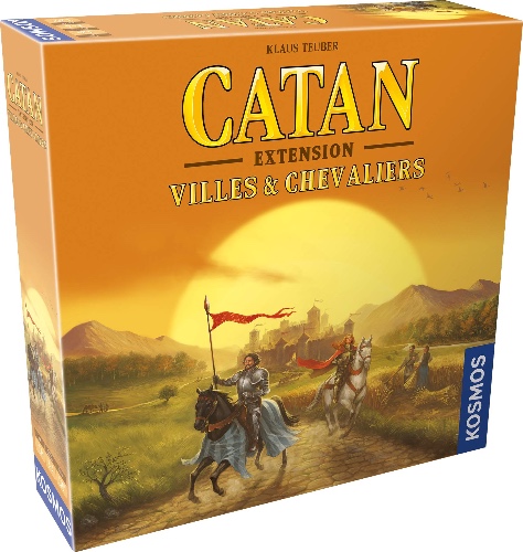 Asmodee Kosmos, Catan - Extension : Villes et Chevaliers (Edition 2022), Jeu de société, A partir de 12 Ans, 3 à 4 Joueurs, 120 Min KOSCAT03FR