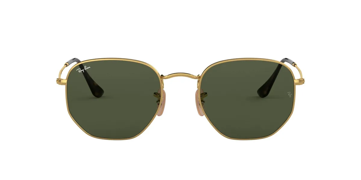 Ray-Ban Rb3548n Hexagonal Flat Lens Sunglasses