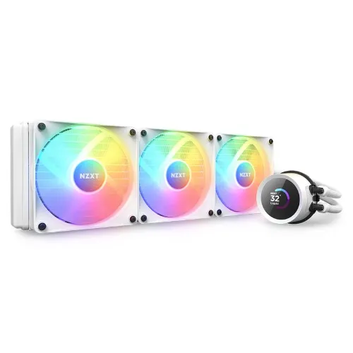 NZXT Kraken 360 RGB White 360mm AiO Water Cooling with 1.54 inch
