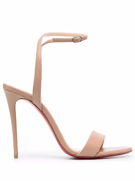 $755 Loubigirl 100mm Sandals