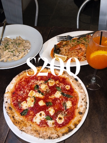 $200 dinner
