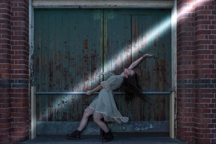 The essence of a holy figure above you...