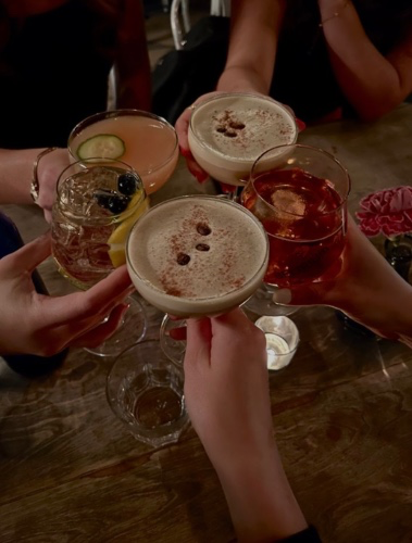 Drinks for me and my girlfriends 