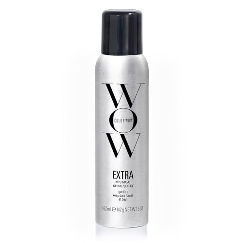 COLOR WOW Extra Shine Spray - LightWeight & Non-Greasy Formula | Heat Protection, Frizz Control, and Silky Hair | For All Hair Types