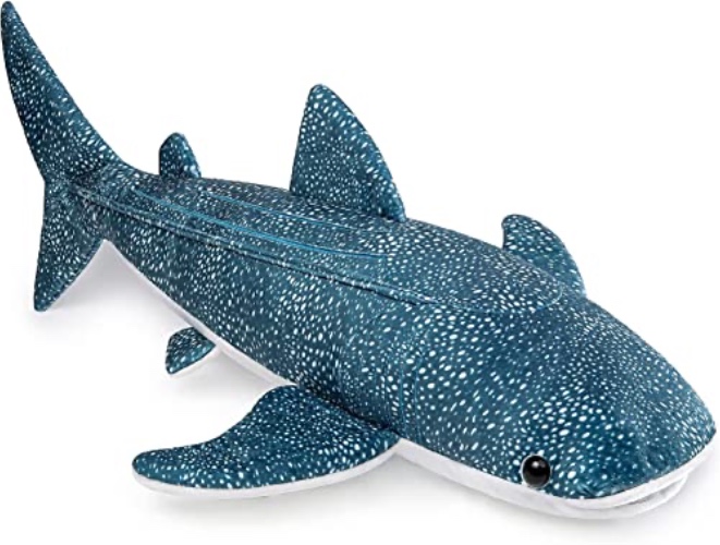 Simulation Giant Whale Shark Plush,Stuffed Animal,Plush Toy,Soft Toy,Stuffed Toy,Cuddly Toys,Gifts for Kids,20 Inches - Giant Whale Shark