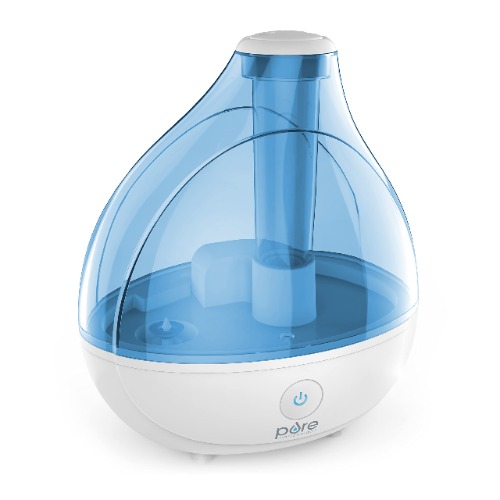 Pure Enrichment® MistAire™ Ultrasonic Cool Mist Humidifier - Premium Unit Lasts Up to 25 Hours with Whisper-Quiet Operation, Automatic Shut-Off, Night Light Function, and BPA-Free - 