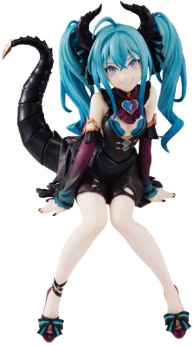 Piapro Characters - Hatsune Miku - Noodle Stopper Figure - Little Devil ver. (FuRyu) - Brand New