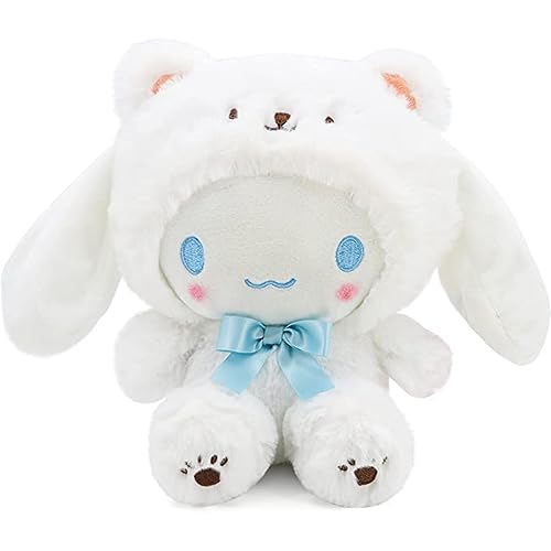 Cartoon Kawaii White Bear Cross-Dressing Series Plush,Soft Plush Doll Cute Soft Toys, Plush Pillow Stuffed Animals Toy Birthday Gifts for Girls Kids (WhiteBear-D-8in) - D
