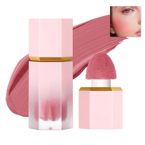 Wangen-Gel-Creme-Flüssigrouge, weiches, leichtes, atmungsaktives Gefühl, langanhaltend, wischfest, natürlich aussehend, Hauttönung-Rouge-Makeup (#101 LIEBESKUCHEN) - #101 LIEBESKUCHEN - 1.00 g (1er Pack)