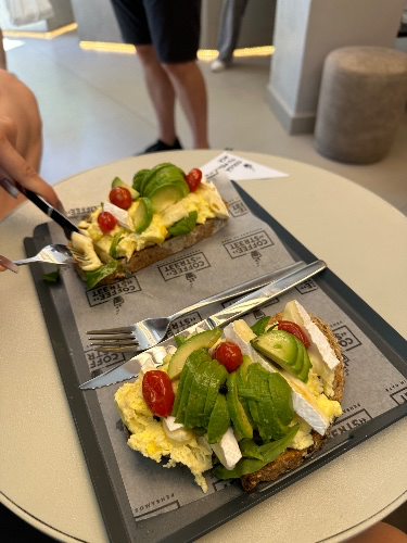 Coffee and toasts! 