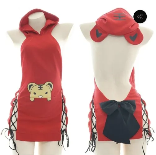 Angry Lucky Bear Sweater Dress | Default Title