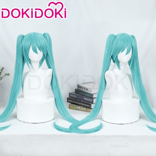 DokiDoki Cosplay Long Straight Blue Wig | Wig Only-PRESALE