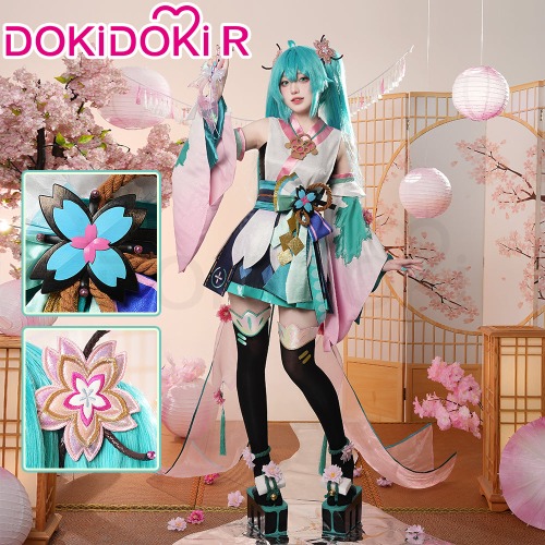 【M Ready For Ship】DokiDoki-R Cosplay Sakura  X Onmyoji Costume | Costume Only-S-In Stock