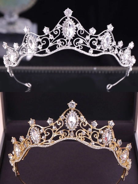 Gold Silver Plated Queen Tiara
