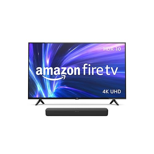Amazon Fire TV 43" 4-Series with Fire TV Soundbar - 43-inch - with Fire TV Soundbar