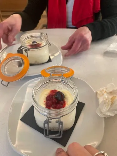 Cena con mi compañera de trabajo 😋💞