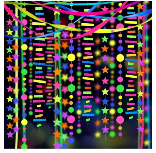 UV-reactive decorations for Dec. 13