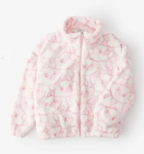 Aristocats Teddy Zip Oversized Fleece Jacket