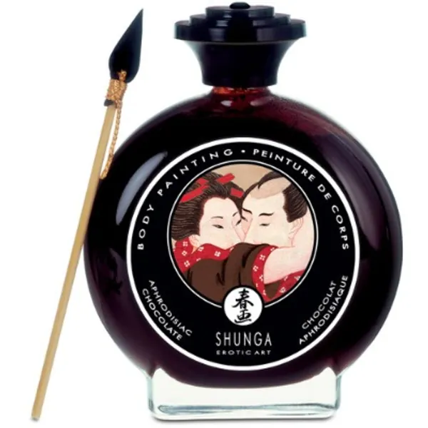 Shunga Edible Body Paint - Aphrodisiac Chocolate 3.5 fl oz