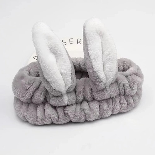 Korean Spa Headband:  ! - Gray