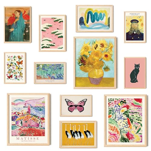 97 Decor Colorful Maximalist Decor - Modern Eclectic Home Decor Aesthetic, Colorful Wall Art Prints for Wall Decor, Unique Eclectic Decor, Gallery Wall Art Funky Decor for Girl Bedroom (8x10 Unframed) - Eclectic