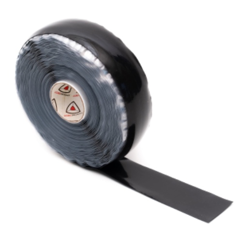 Core Prodigy Fusion Grip Tape - Silicone Rubber Wrap for Pull Up Bars, Barbells, Dumbbells, Sports and Gym Equipment, and Tools - Black - 36 Feet