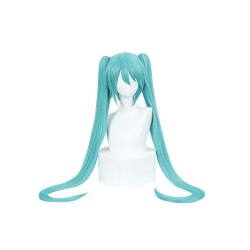 【Ready For Ship】DokiDoki Cosplay Long Straight Blue/Green Wig/ Tattoo | Blue Wig Only-Ready For Ship