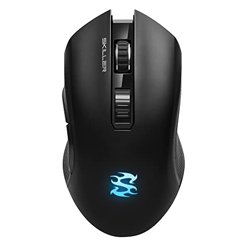 Sharkoon SKILLER SGM3 schwarz, optische Gaming Maus, Dual Mode (Funk oder Kabelgebunden), RGB - schwarz - Single